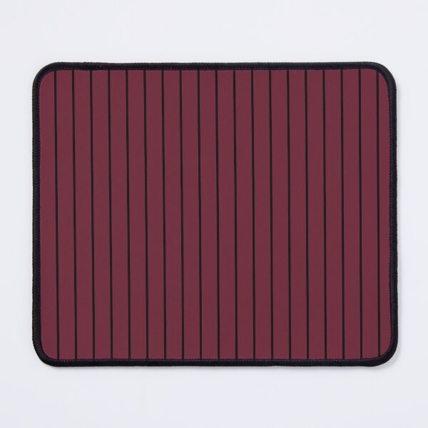 Item preview, Burgundy And Black Pinstripe Pattern designed and sold by pattern-archive.
