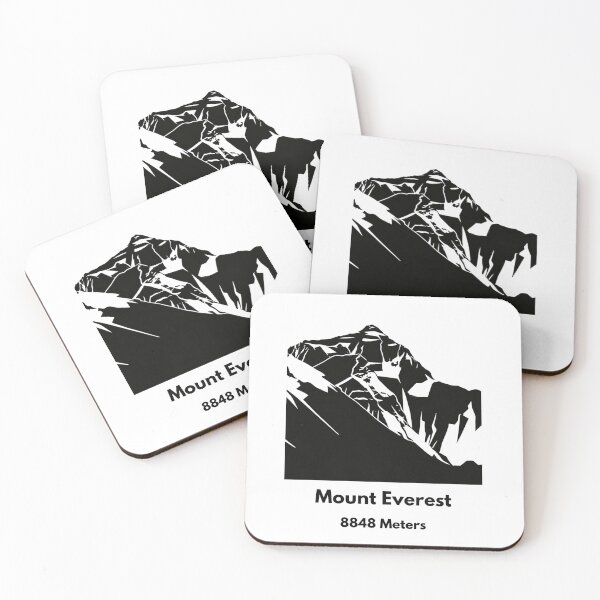 Item preview, Mount Everest Summit - Minimalist Mountaineering Silhouette designed and sold by Path&Peak.