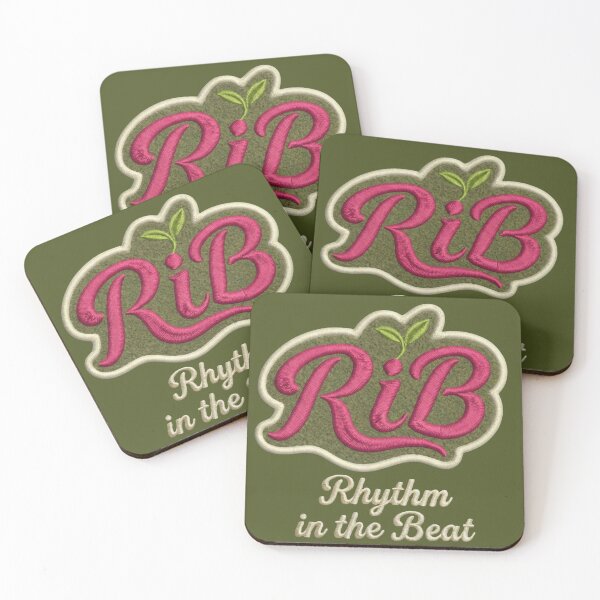 Item preview, RiB Cactus Rose Script Embroidered Texture Logo designed and sold by Rib-Brand.