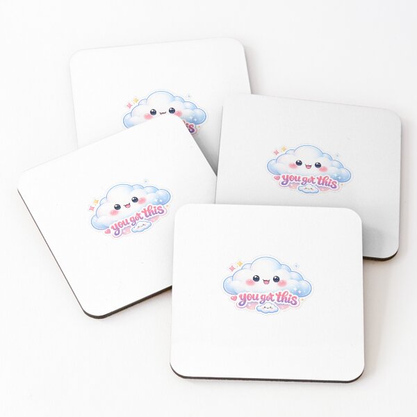 Item preview,  Cute Cloud Sticker | Kawaii Motivational Aesthetic designed and sold by VNyA.