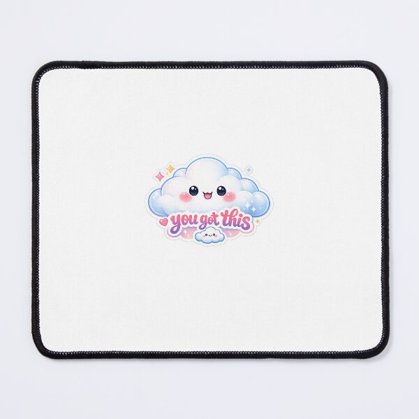 Item preview,  Cute Cloud Sticker | Kawaii Motivational Aesthetic designed and sold by VNyA.