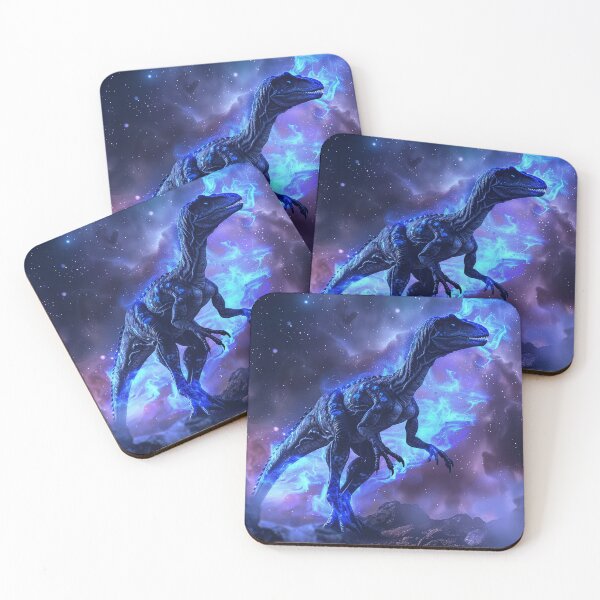 Artikelvorschau, Nebula Raptor Kosmische Dinosaurier-Kunst entworfen und verkauft von QuantumDrift.