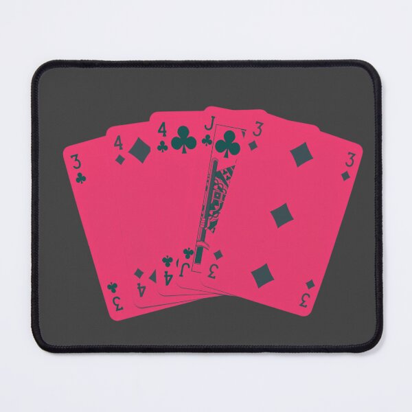 Item preview, "Eddie" cards (red on dark grey) designed and sold by nerdspride.