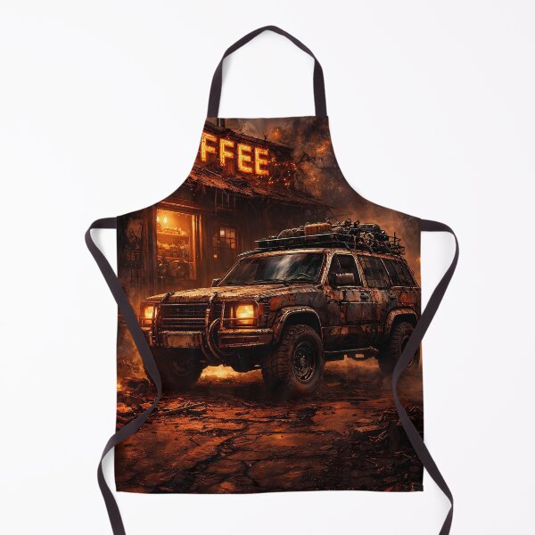 Item preview, Post Apocalyptic Truck Cinematic Poster Wasteland Survival Scene designed and sold by BorgSpareParts.