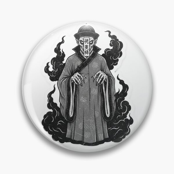 Item preview, Silent Jiangshi Spirit – Dark Gothic Chinese Undead Illustration designed and sold by Darkness Hole.