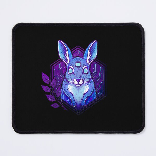 Item preview, Cyber Jerboa Tech Art - Futuristic Neon Circuit Desert Rodent Illustration designed and sold by AbulailArt.
