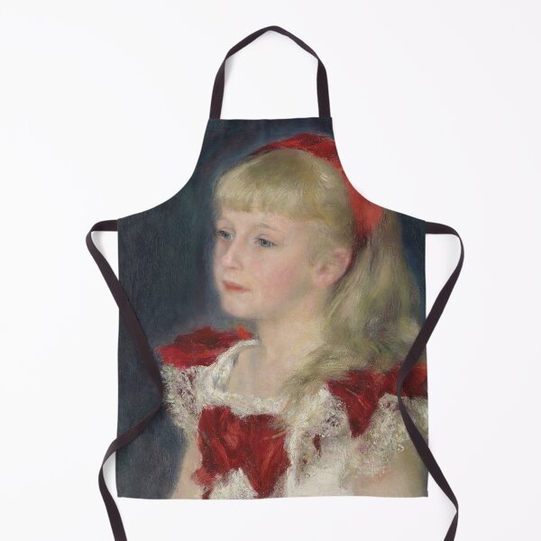 Item preview, Miss Grimprel With the Red Ribbon by Pierre-Auguste Renoir: Impressionist Portrait Poster designed and sold by artofuniverse.