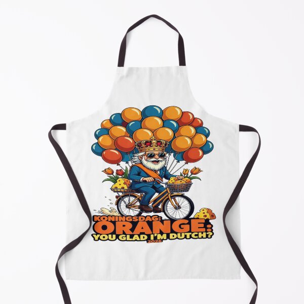 Item preview, Koningsdag Orange You Glad I’m Dutch Funny Shirt 2026 | Koningsdag Party Tee | Netherlands King’s Day Bicycle & Crown Design designed and sold by Sushikidsntod.