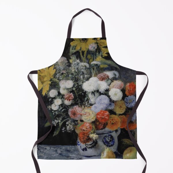 Item preview, Mixed Flowers in an Earthenware Pot by Pierre-Auguste Renoir: Floral Still Life Poster designed and sold by artofuniverse.