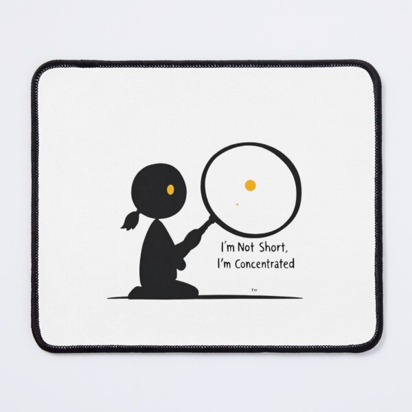 Item preview, I’m Not Short, I’m Concentrated – Funny Cute Minimalist Cartoon Design designed and sold by Colorfulsigns.