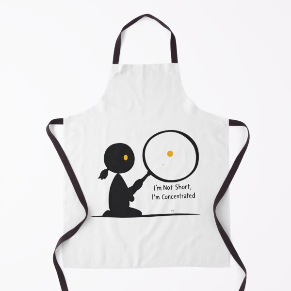 Item preview, I’m Not Short, I’m Concentrated – Funny Cute Minimalist Cartoon Design designed and sold by Colorfulsigns.