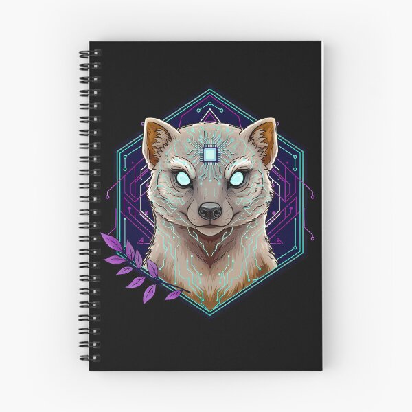 Item preview, Cyber Mongoose Tech Art - Futuristic Neon Circuit Mongoose Illustration designed and sold by AbulailArt.