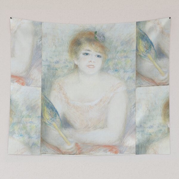 Item preview, Mlle Jeanne Samary by Pierre-Auguste Renoir: Romantic Impressionist Portrait Poster designed and sold by artofuniverse.