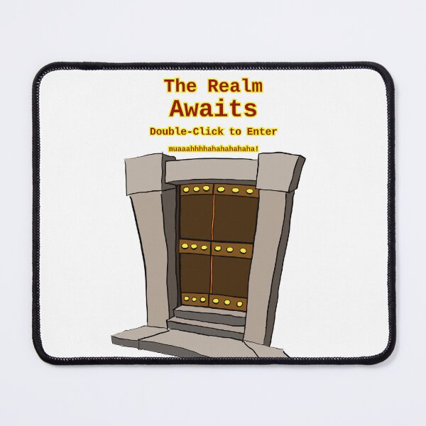Item preview, The realm awaits - double-click to enter designed and sold by LittleGreyMan2026.