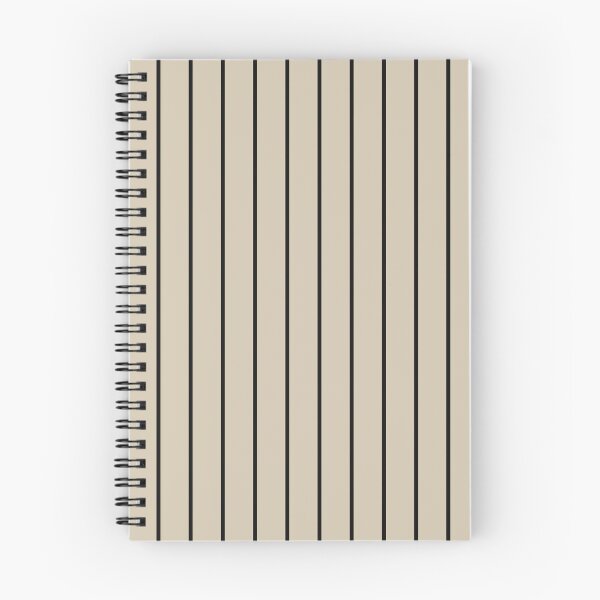 Item preview, Sand And Black Pinstripe Pattern designed and sold by pattern-archive.