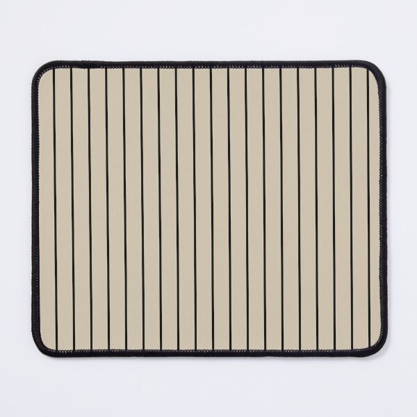 Item preview, Sand And Black Pinstripe Pattern designed and sold by pattern-archive.