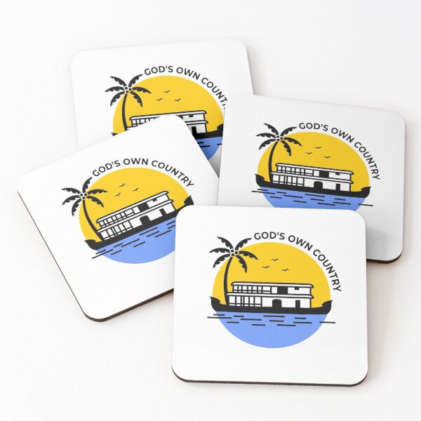 Item preview, Kerala Backwaters Minimal Line Art – God’s Own Country Aesthetic designed and sold by RushVibeWear.