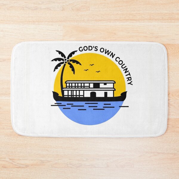 Item preview, Kerala Backwaters Minimal Line Art – God’s Own Country Aesthetic designed and sold by RushVibeWear.