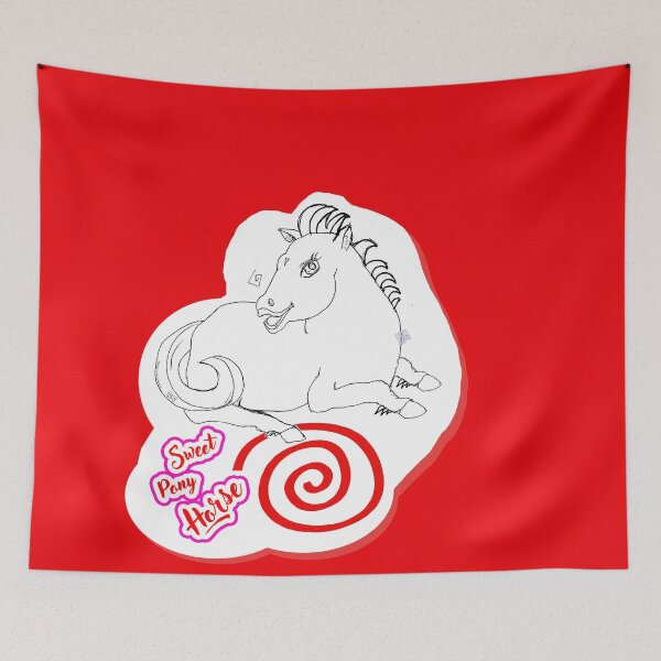 Item preview, Sweet Pony Horse (Original Drawing by ACCI) designed and sold by VanyssaGraphics.