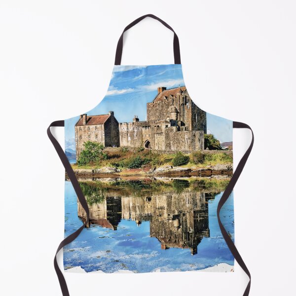 Item preview, Watercolour illustration of Eilean Donan Castle, Scotland designed and sold by davidelder.
