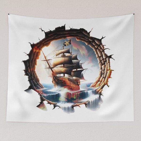 Item preview, Pirate Ship Weather Sea designed and sold by Minddey.