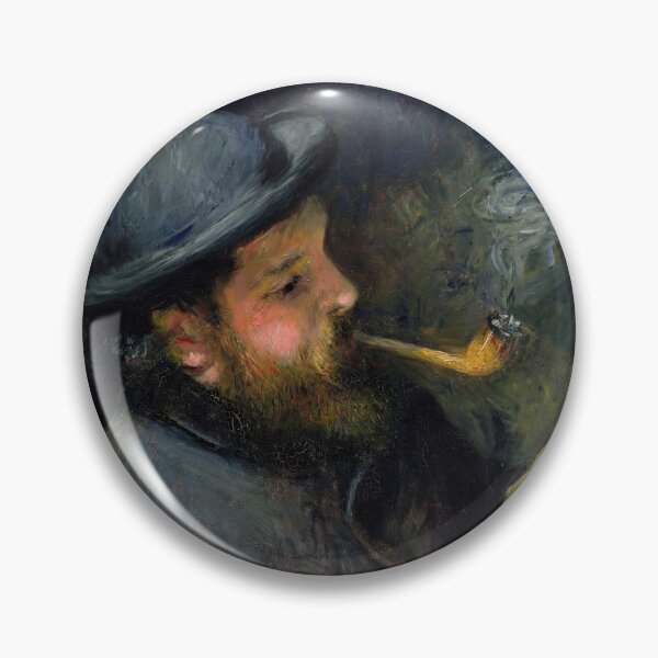 Item preview, Monet That Reads by Pierre-Auguste Renoir: Moody Impressionist Portrait Poster designed and sold by artofuniverse.