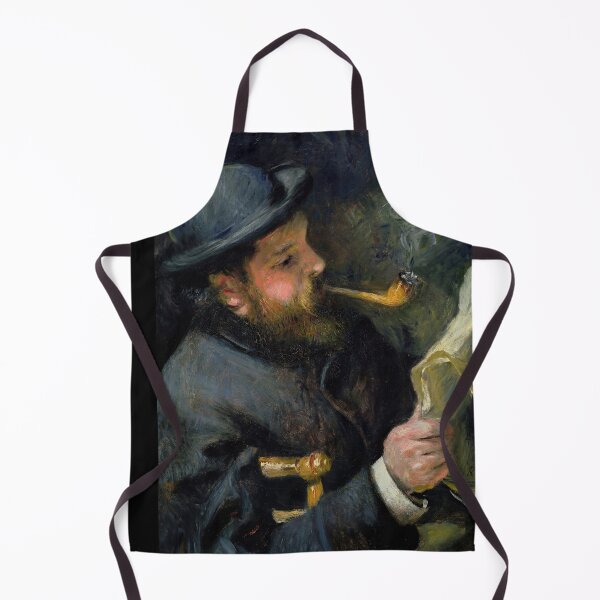 Item preview, Monet That Reads by Pierre-Auguste Renoir: Moody Impressionist Portrait Poster designed and sold by artofuniverse.
