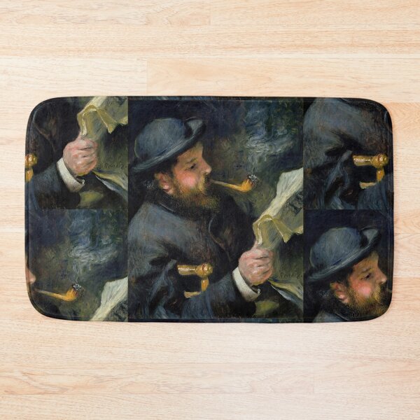 Item preview, Monet That Reads by Pierre-Auguste Renoir: Moody Impressionist Portrait Poster designed and sold by artofuniverse.