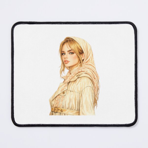 Item preview, Modern Modest Beauty – Stylish Hijab Portrait Art designed and sold by BlackMEMORIES.