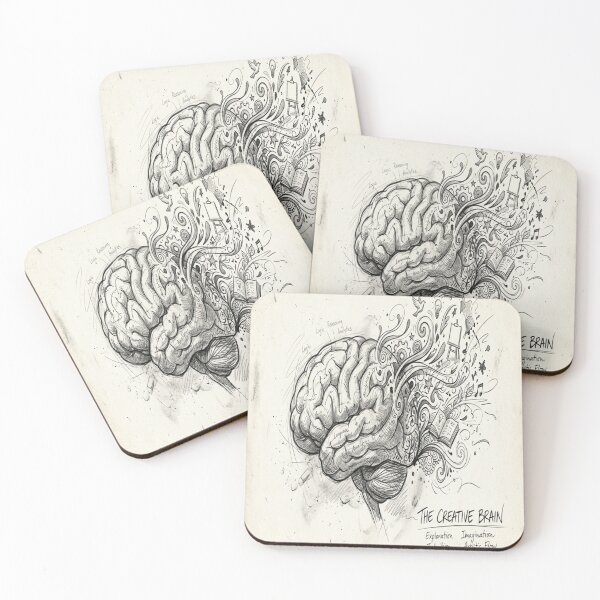 Item preview, The Creative Brain - Artistic Human Anatomy Illustration designed and sold by Super beautiful art.
