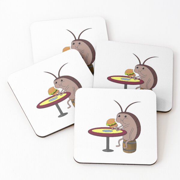 Item preview, Funny Plankton Eating Burger Cartoon designed and sold by Snowdog-Art.