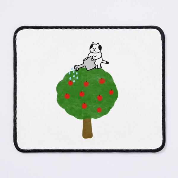 Item preview, a Cat watering the tree on the tree designed and sold by superbaechoo.