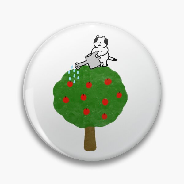 Item preview, a Cat watering the tree on the tree designed and sold by superbaechoo.