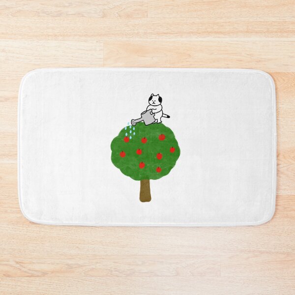 Item preview, a Cat watering the tree on the tree designed and sold by superbaechoo.