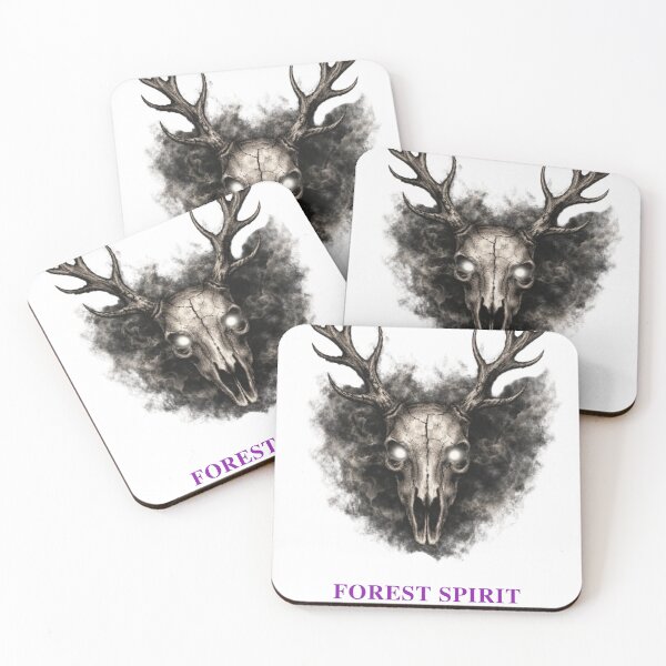 Item preview, Forest Spirit Skull Shirt – Dark Aesthetic Gothic Streetwear Tee designed and sold by UnglaublichGut.
