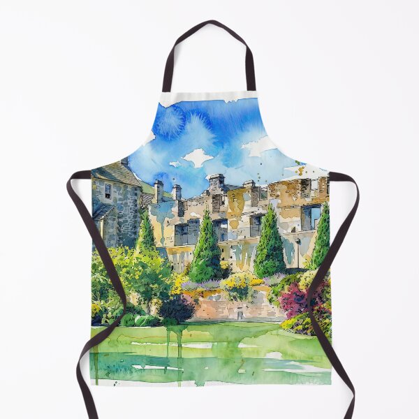 Item preview, Watercolour illustration of Falkland Palace, Fife, Scotland designed and sold by davidelder.