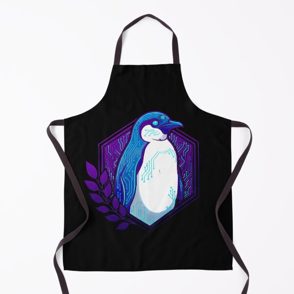 Item preview, Cyber Penguin Tech Art - Futuristic Neon Circuit Flightless Bird Illustration designed and sold by AbulailArt.