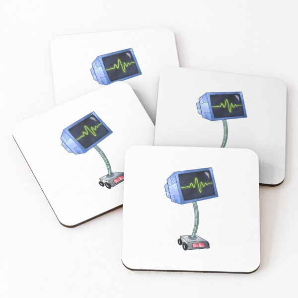 Item preview, Futuristic Cartoon Medical Monitor designed and sold by Snowdog-Art.