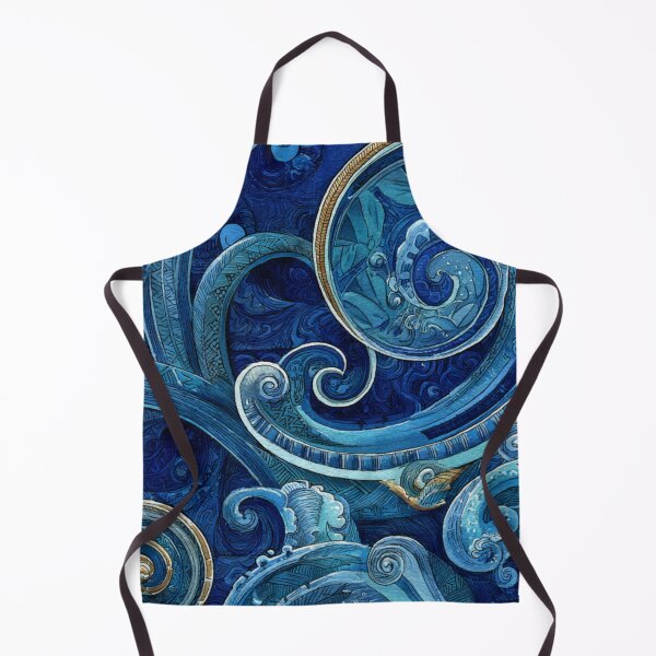 Item preview, New Zealand Māori Paua Pattern Koru Design 882 designed and sold by GrinGalore.