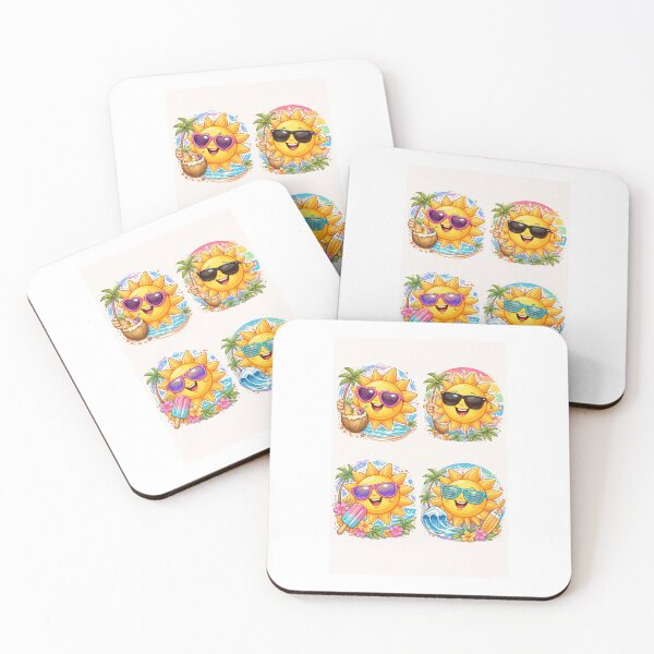Item preview, Retro Cool Sun with Sunglasses designed and sold by milkyy07.