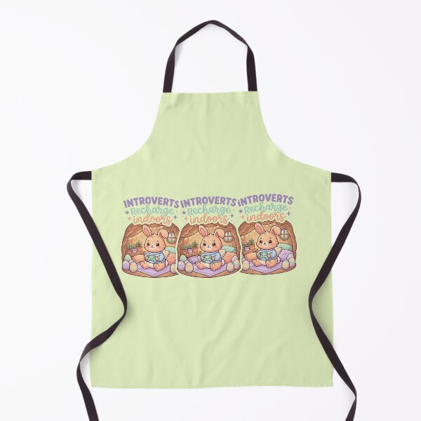 Item preview, Introverts Recharge Indoors Cute Easter Bunny Gamer Spring Design designed and sold by Quiet Mode Studio.