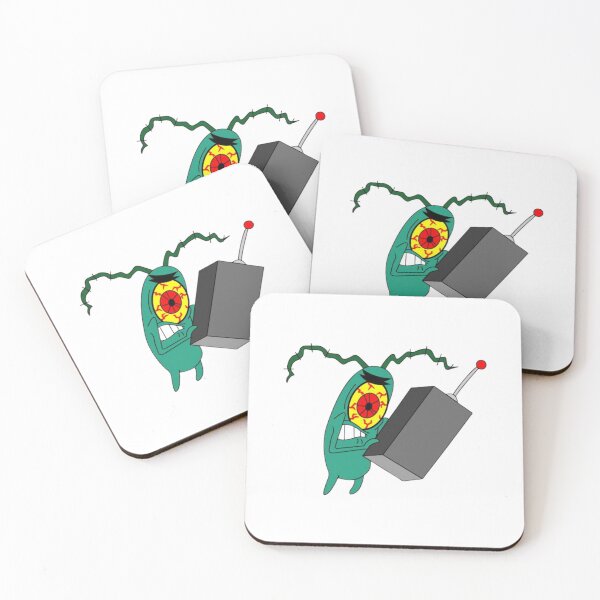 Item preview, Plankton With Remote Control Funny Cartoon designed and sold by Snowdog-Art.