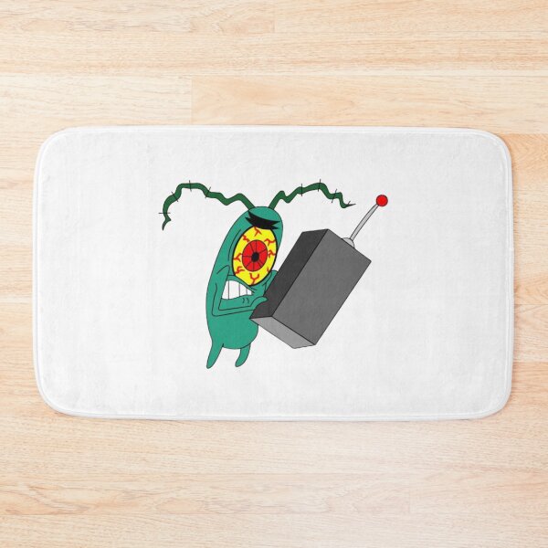 Item preview, Plankton With Remote Control Funny Cartoon designed and sold by Snowdog-Art.