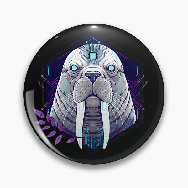Item preview, Cyber Seal Tech Art - Futuristic Neon Circuit Marine Mammal Illustration designed and sold by AbulailArt.