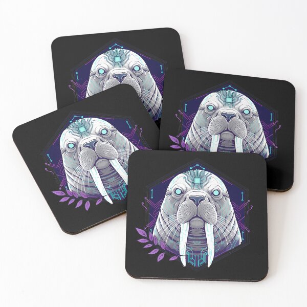 Item preview, Cyber Seal Tech Art - Futuristic Neon Circuit Marine Mammal Illustration designed and sold by AbulailArt.