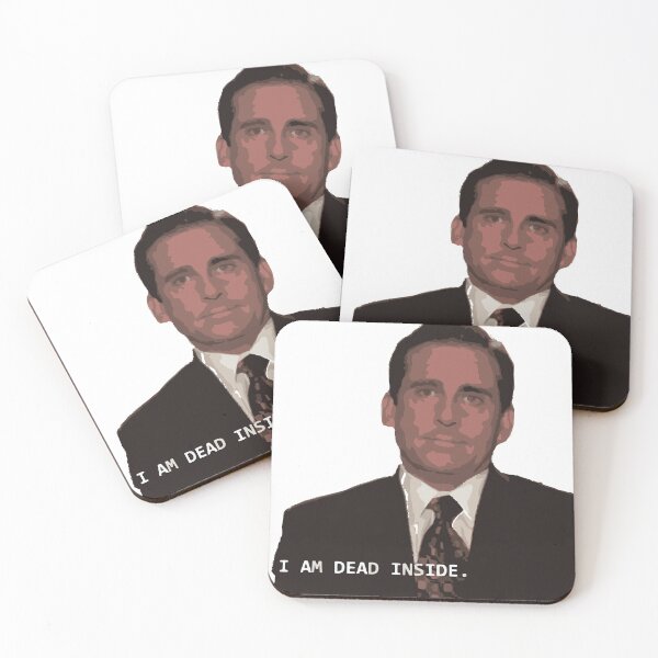 Item preview, The Office Michael Scott I am dead inside meme designed and sold by mabelsyrupshop.
