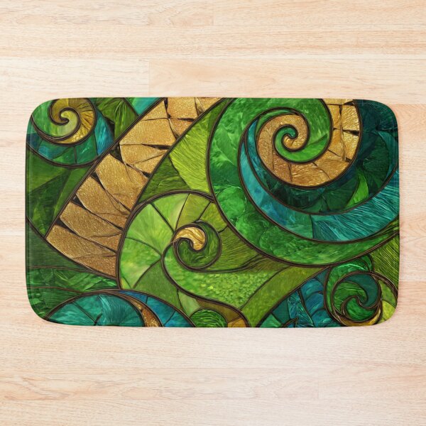 Item preview, New Zealand Māori Paua Pattern Koru Design 883 designed and sold by GrinGalore.