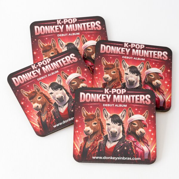 Item preview, K-pop Donkey Munters Debut Album designed and sold by DonkeysinBras.