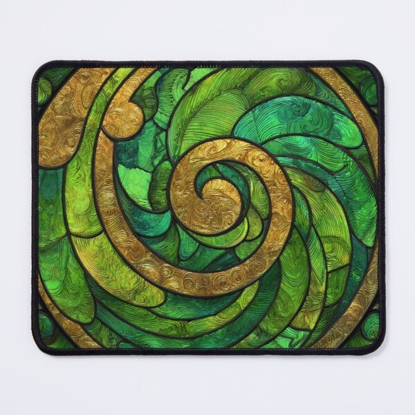 Item preview, New Zealand Māori Paua Pattern Koru Design 884 designed and sold by GrinGalore.