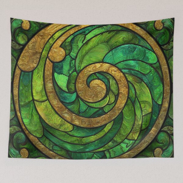 Item preview, New Zealand Māori Paua Pattern Koru Design 884 designed and sold by GrinGalore.